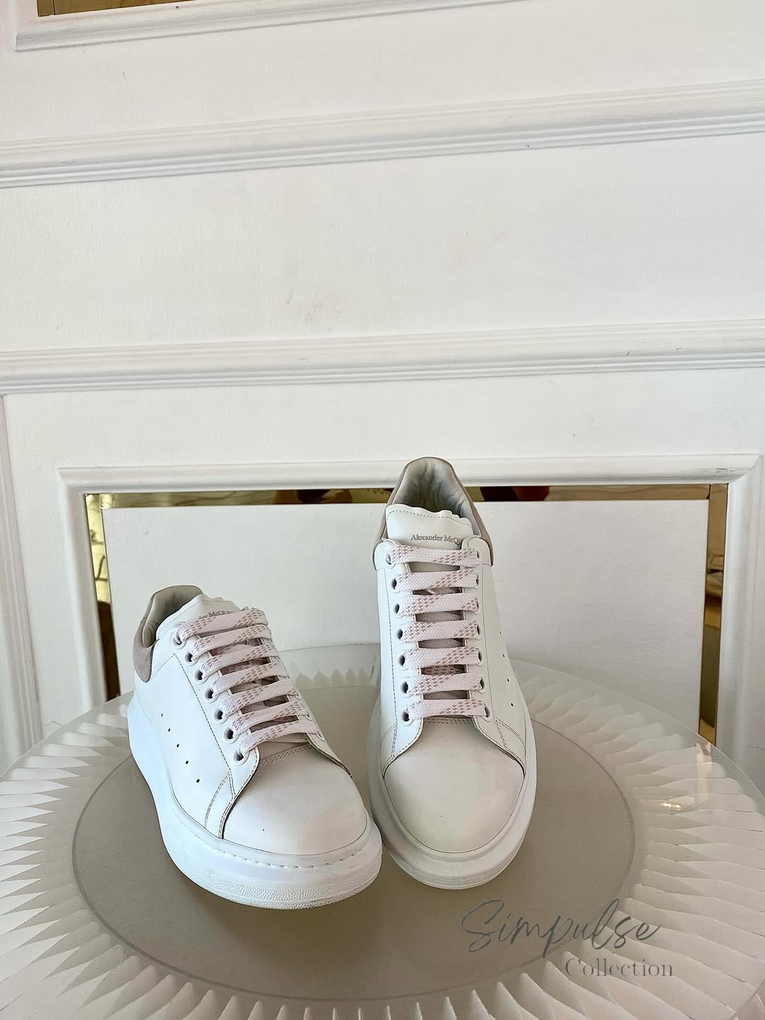 Alexander McQueen Oversized White Sneakers