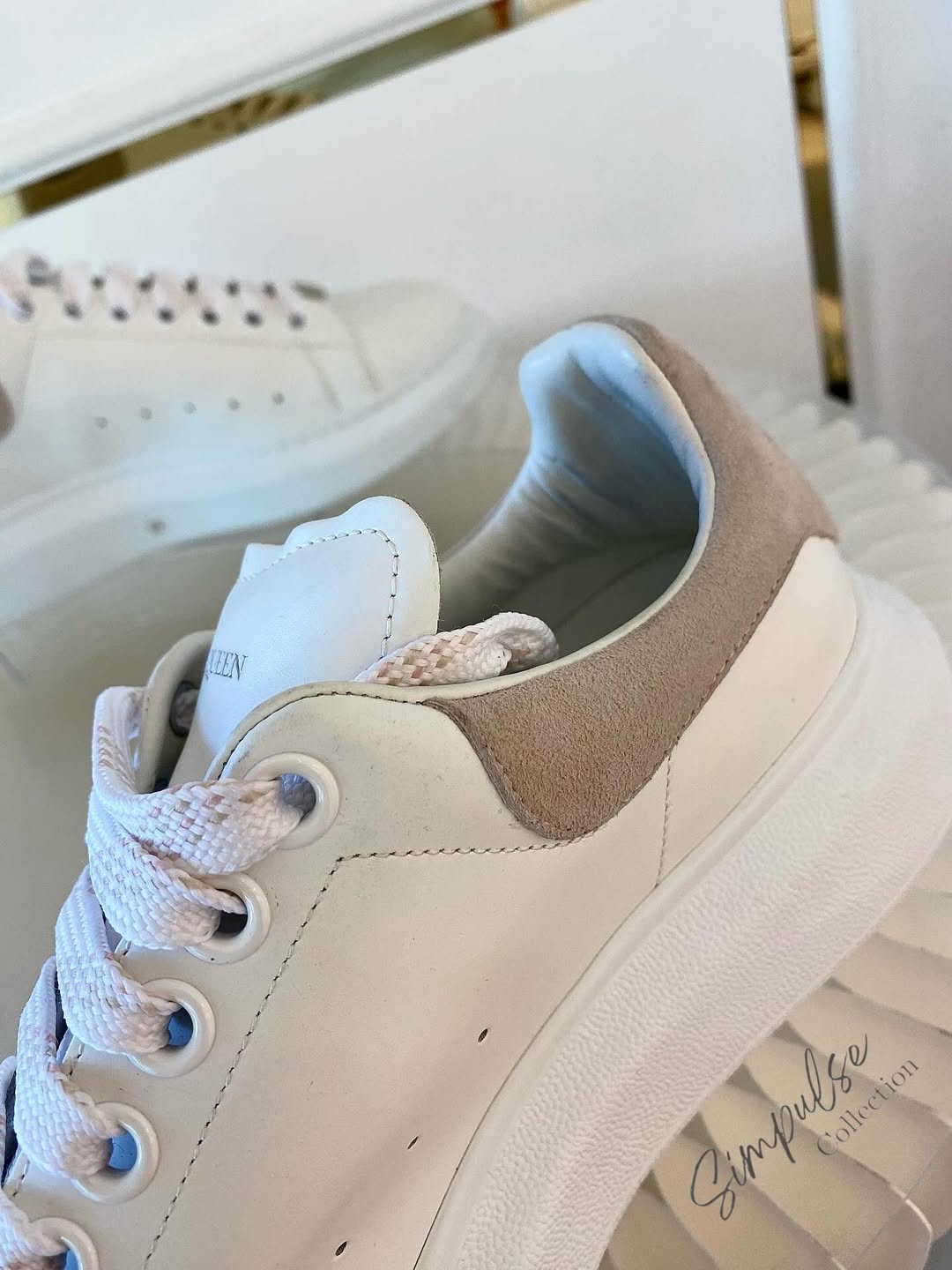 Alexander McQueen Oversized White Sneakers