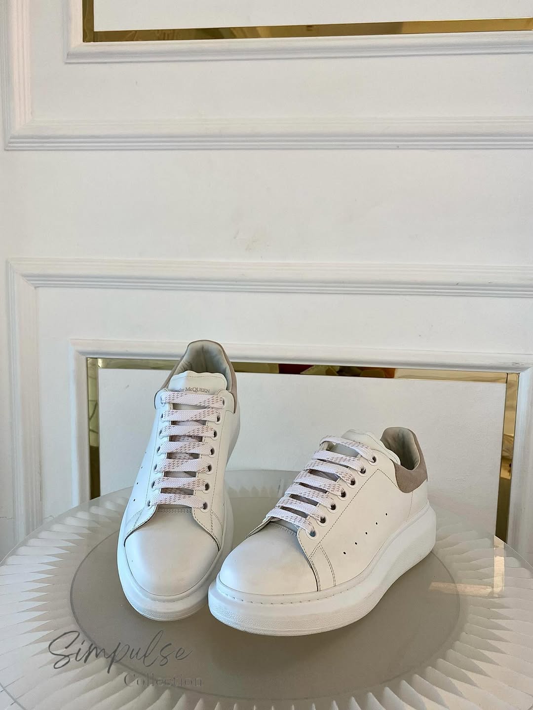 Alexander McQueen Oversized White Sneakers