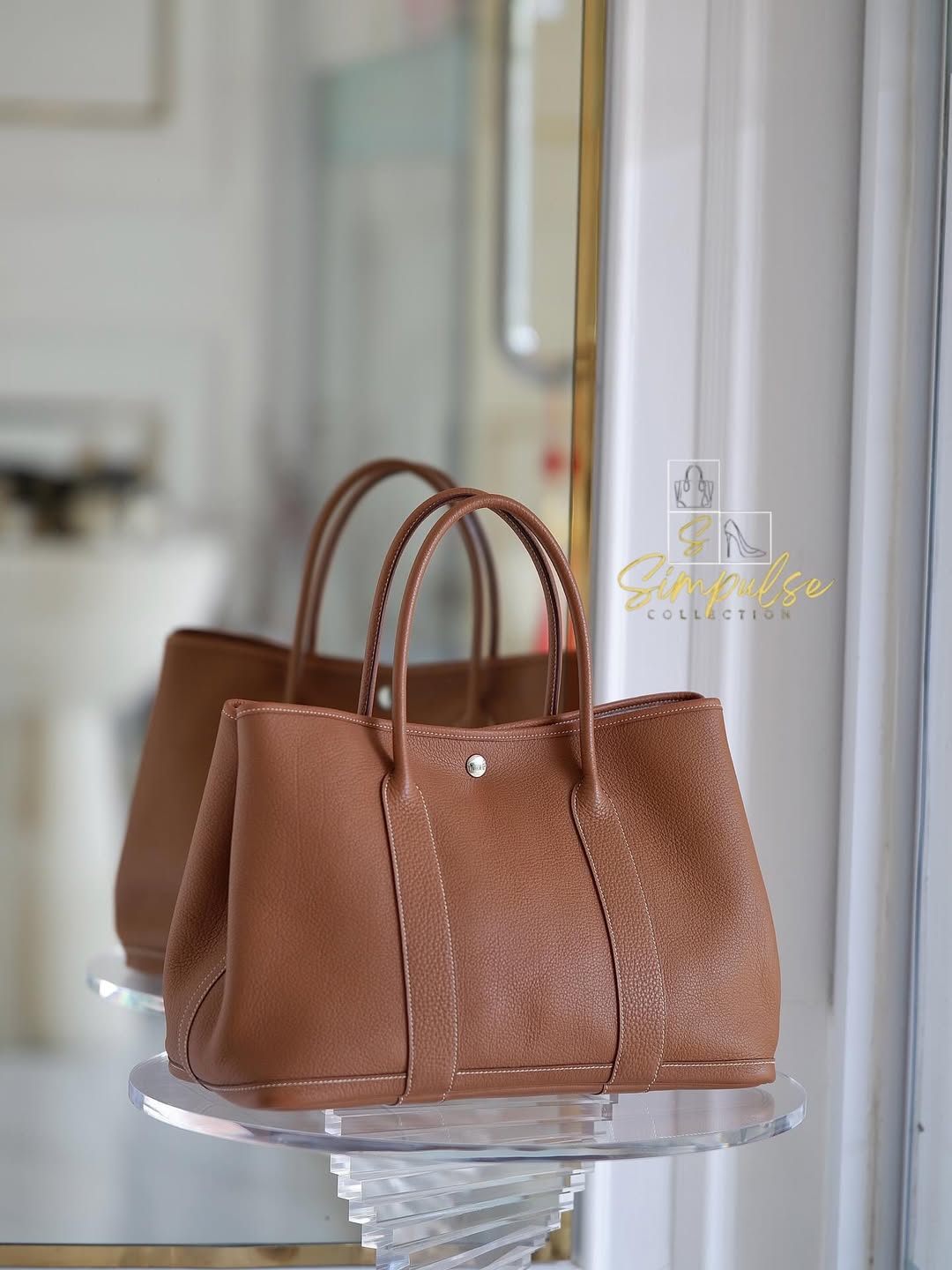 HERMES GPT 36 Gold Tan