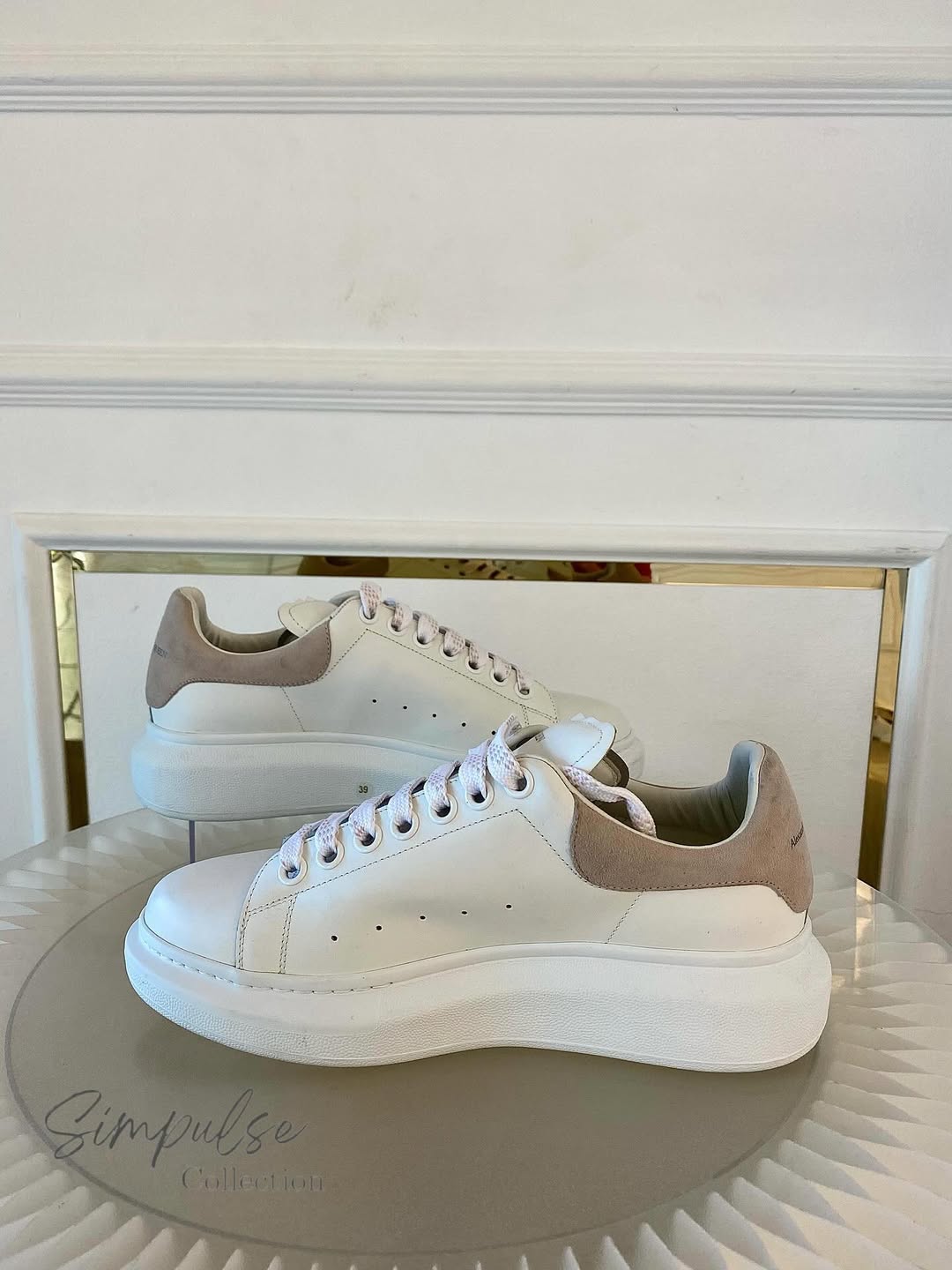 Alexander McQueen Oversized White Sneakers