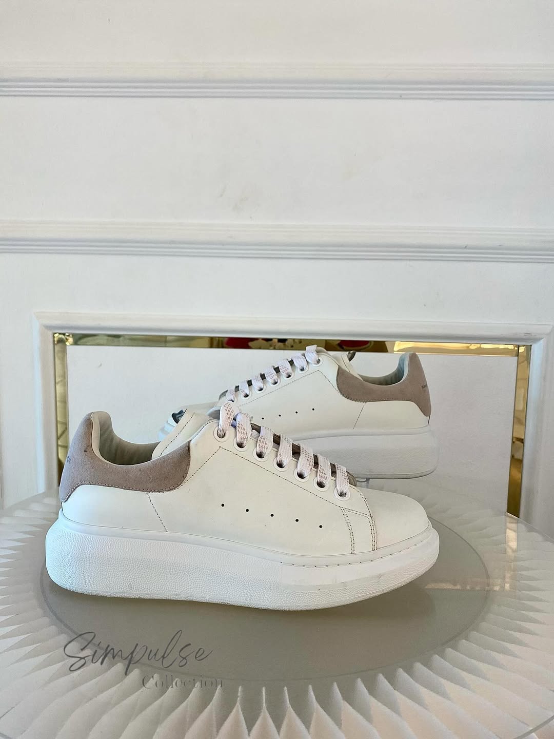 Alexander McQueen Oversized White Sneakers