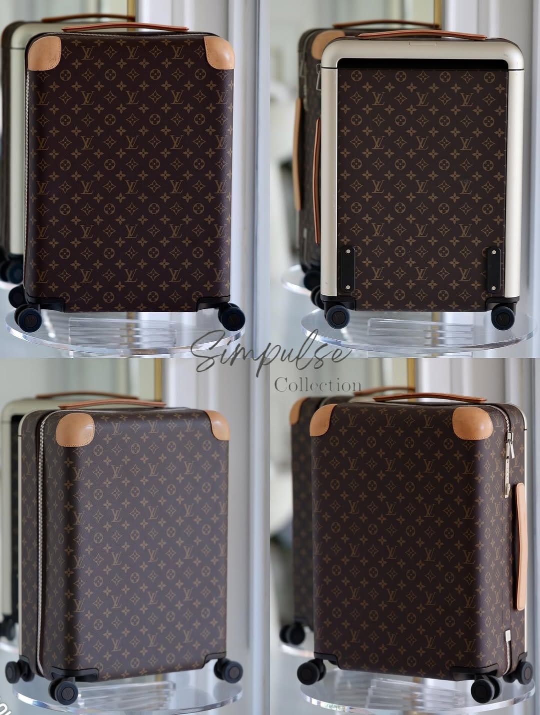 LOUIS VUITTON Horizon 55 Mono Rolling Suitcase