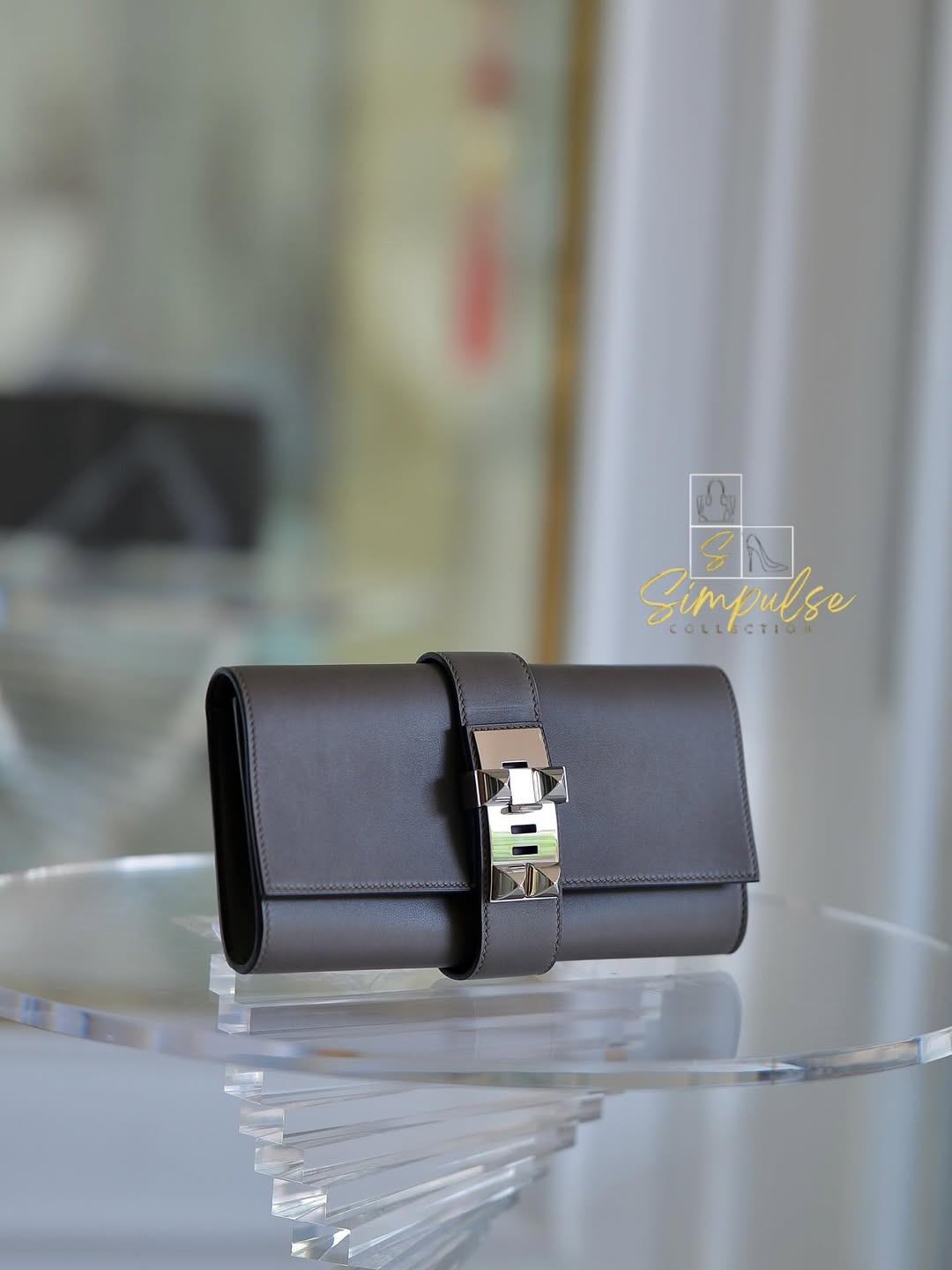 HERMES Medor 23 Clutch Bag