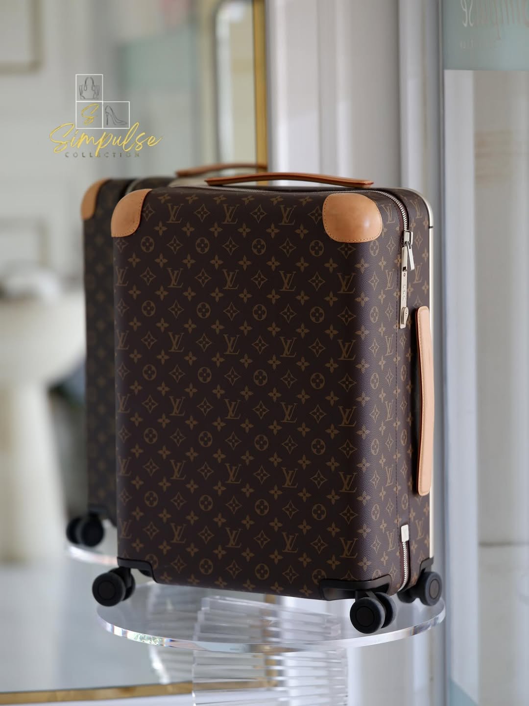 LOUIS VUITTON Horizon 55 Mono Rolling Suitcase
