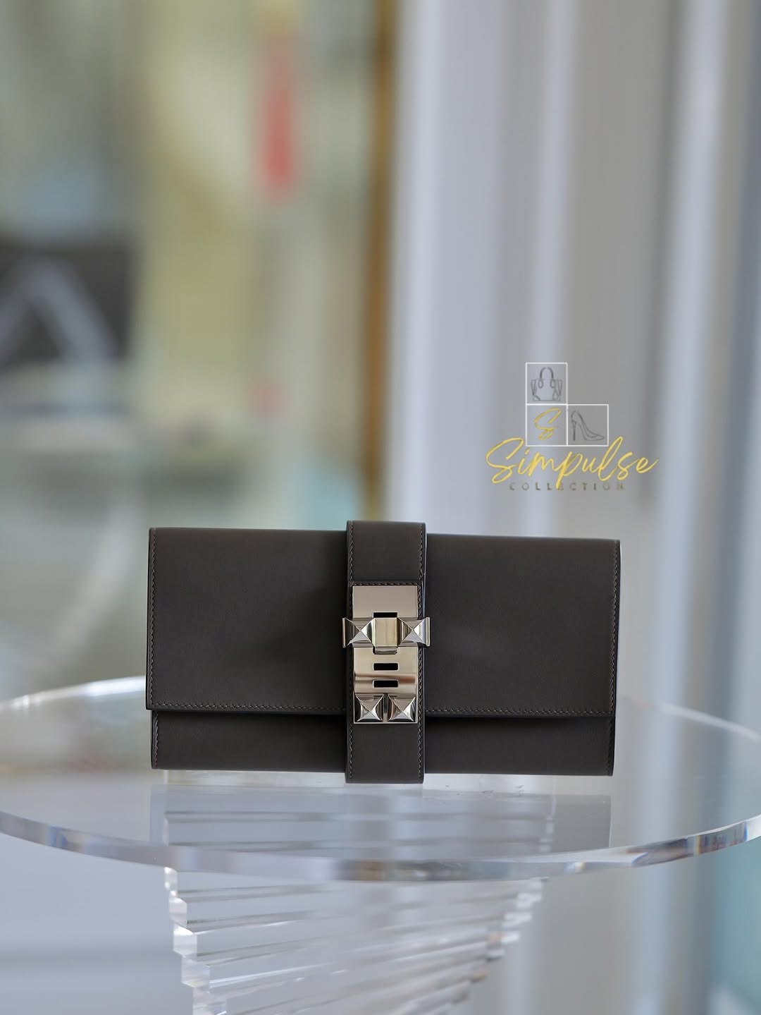 HERMES Medor 23 Clutch Bag
