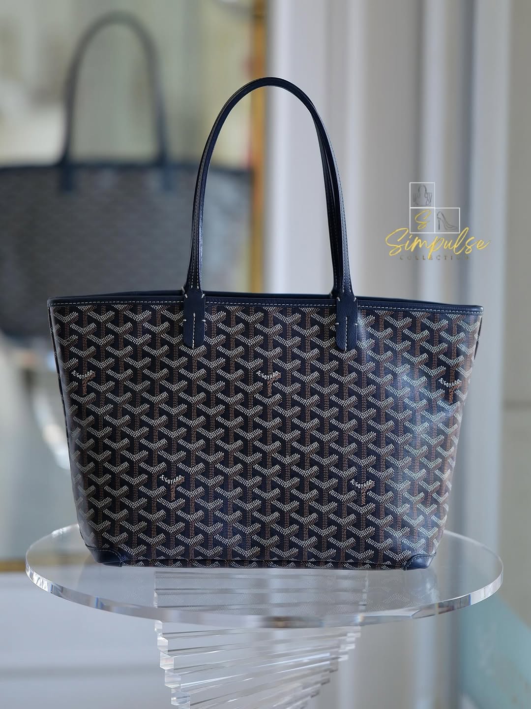 GOYARD Artois Blue Pm Size