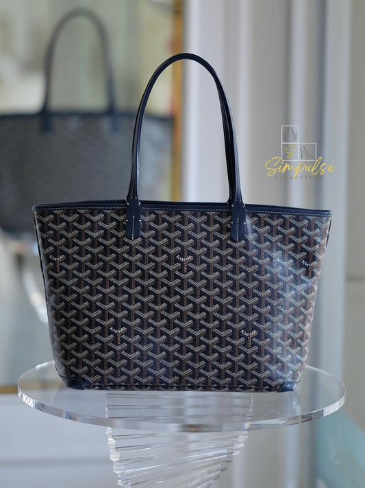 GOYARD Artois Blue Pm Size