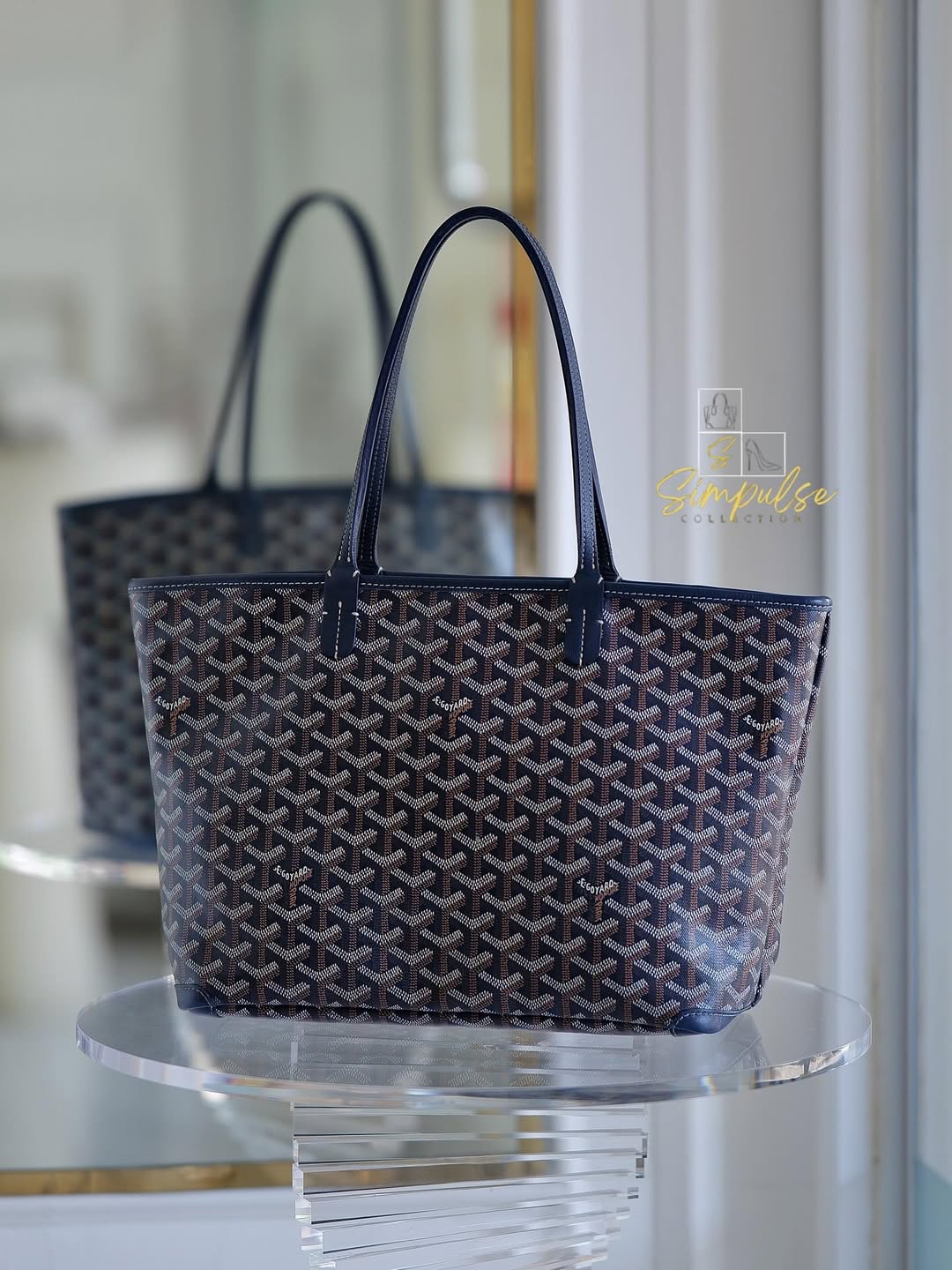 GOYARD Artois Blue Pm Size