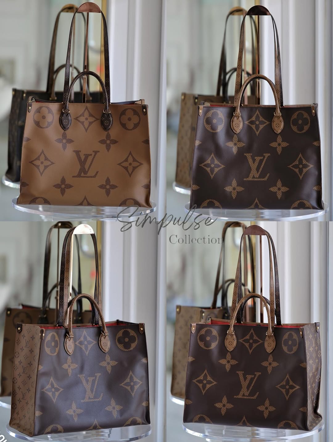 LOUIS VUITTON OTG Mono Reverse GM Size
