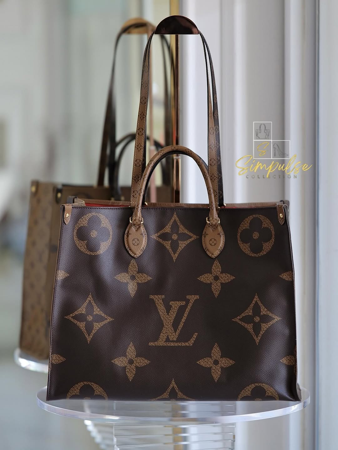 LOUIS VUITTON OTG Mono Reverse GM Size