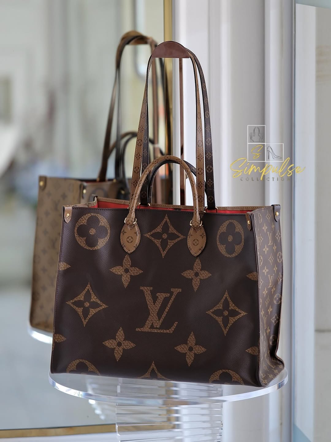 LOUIS VUITTON OTG Mono Reverse GM Size