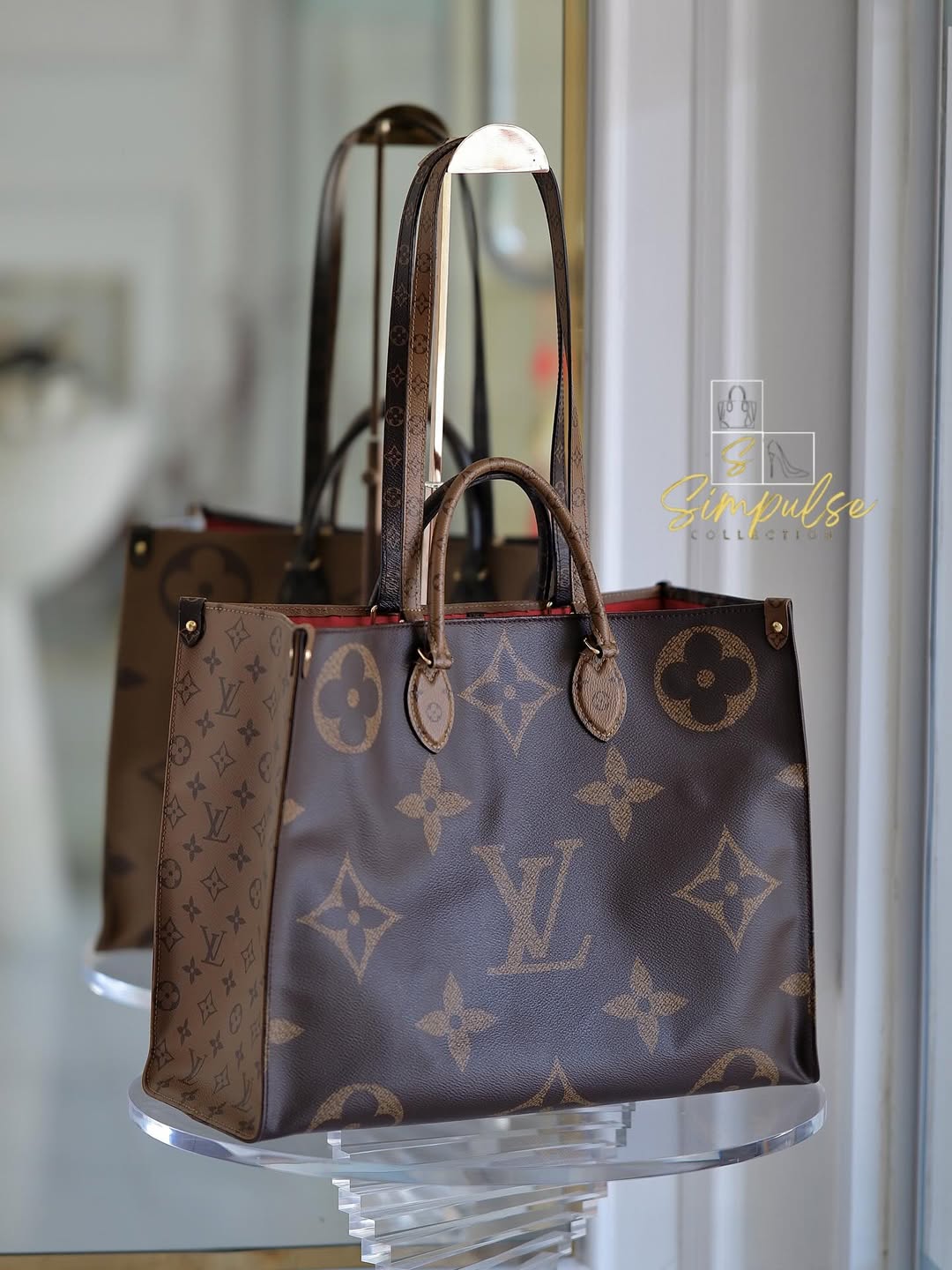 LOUIS VUITTON OTG Mono Reverse GM Size