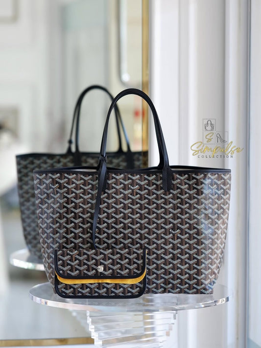 Goyard St. Louis Black in Pm Size