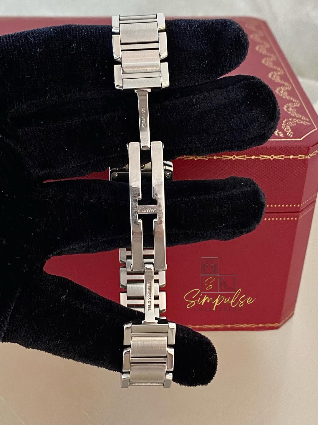 Cartier Tank Française Stainless Steel Ladies Watch