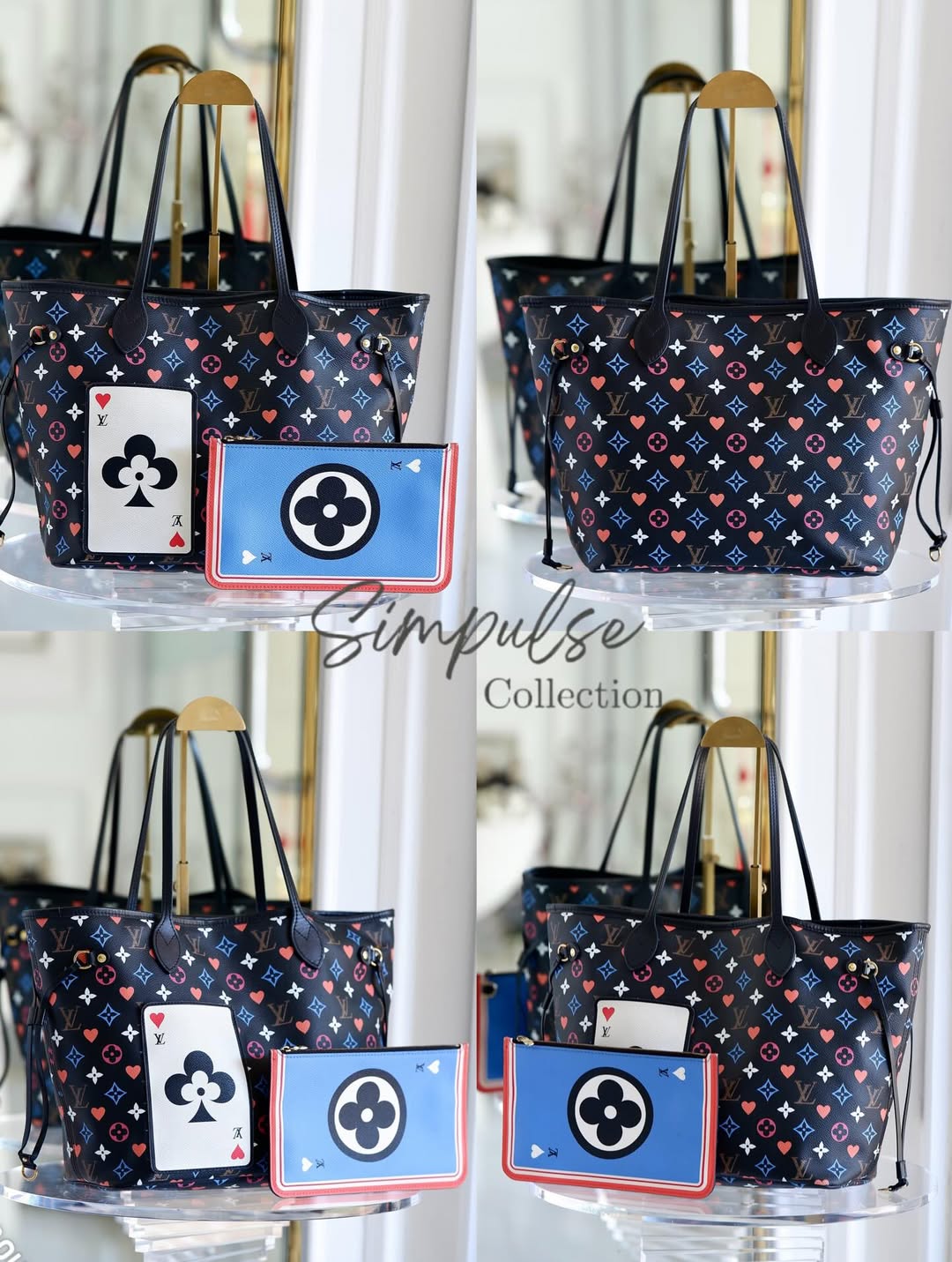 Louis Vuitton Neverfull MM Limited Edition Cruise 2021 “Game On”
