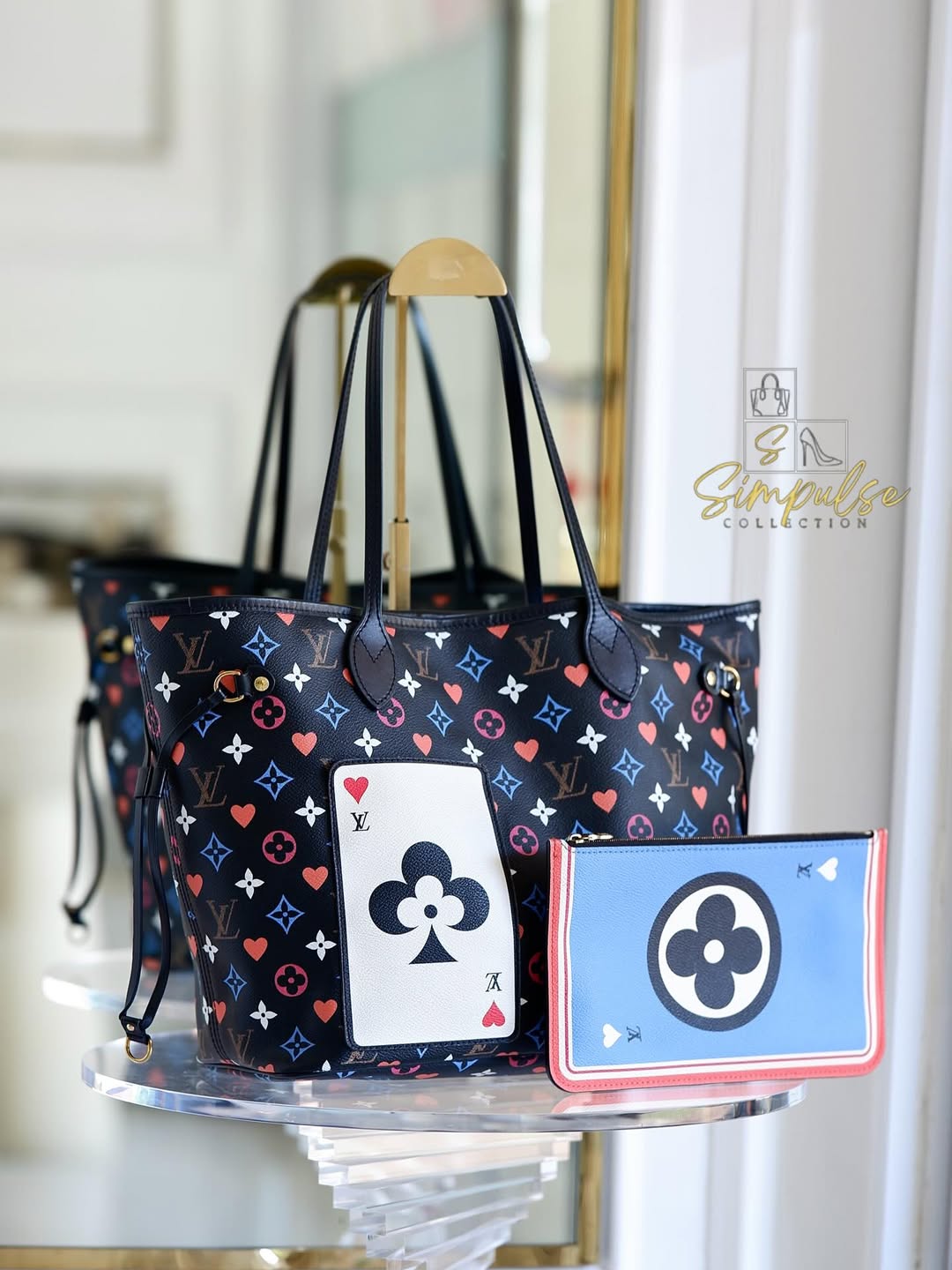Louis Vuitton Neverfull MM Limited Edition Cruise 2021 “Game On”