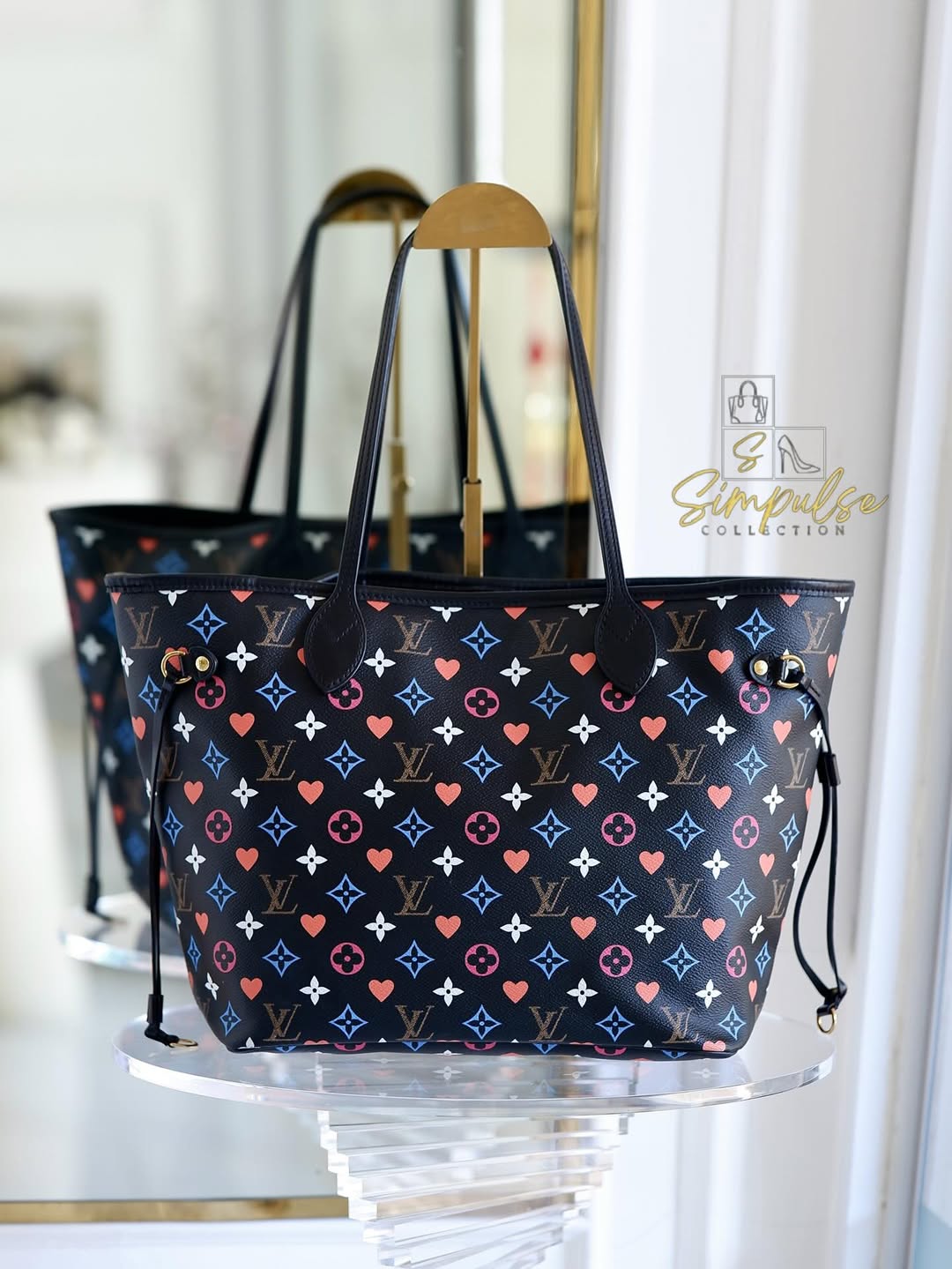 Louis Vuitton Neverfull MM Limited Edition Cruise 2021 “Game On”