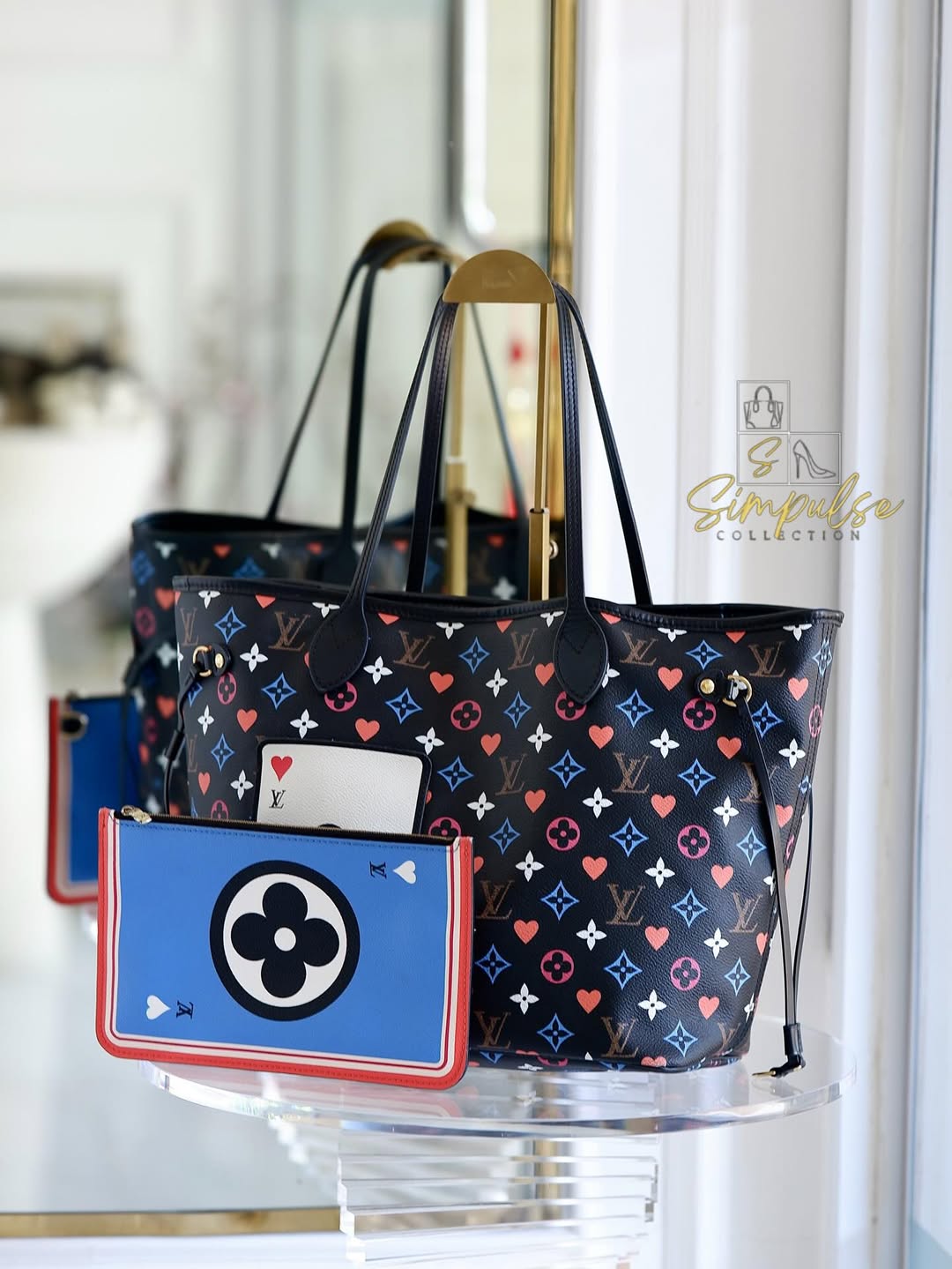 Louis Vuitton Neverfull MM Limited Edition Cruise 2021 “Game On”