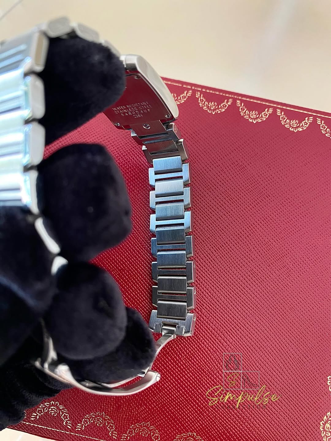 Cartier Tank Française Stainless Steel Ladies Watch