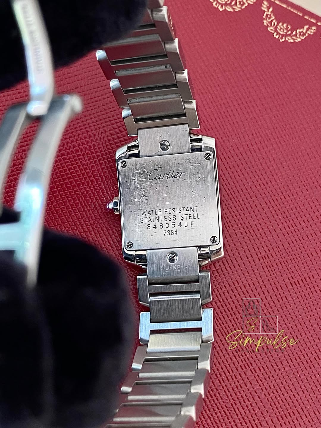 Cartier Tank Française Stainless Steel Ladies Watch