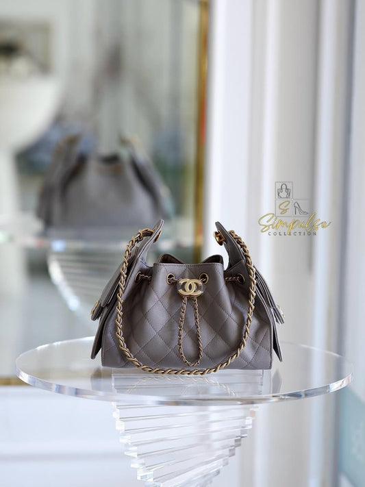 Chanel Mini C25 Grey GHW