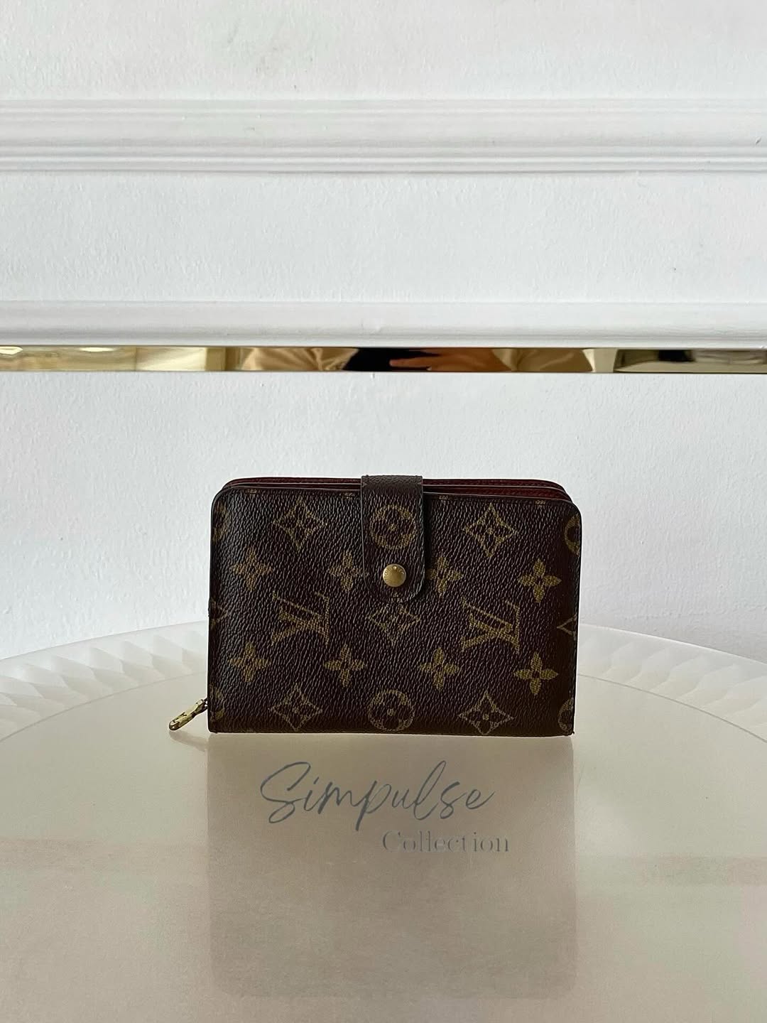 L V MONOGRAM PORTE PAPIER ZIP WALLET