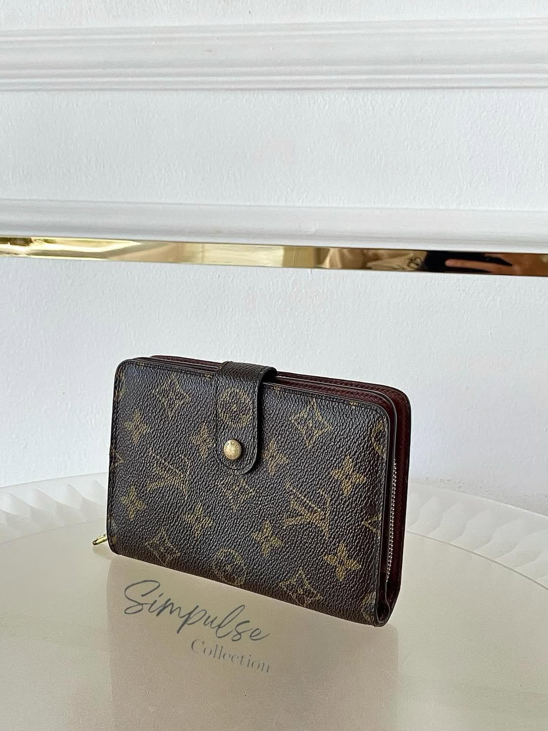 L V MONOGRAM PORTE PAPIER ZIP WALLET