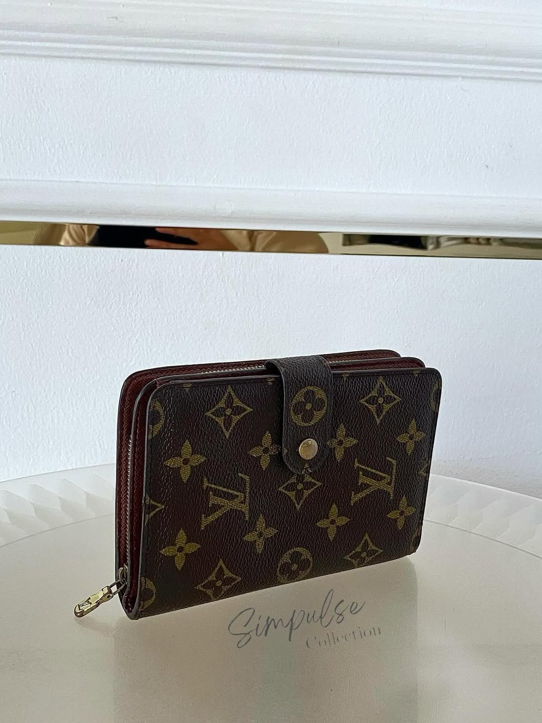 L V MONOGRAM PORTE PAPIER ZIP WALLET