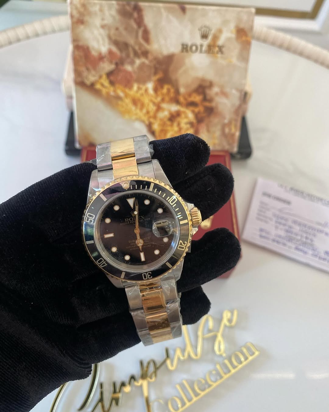 R Submariner Black Face