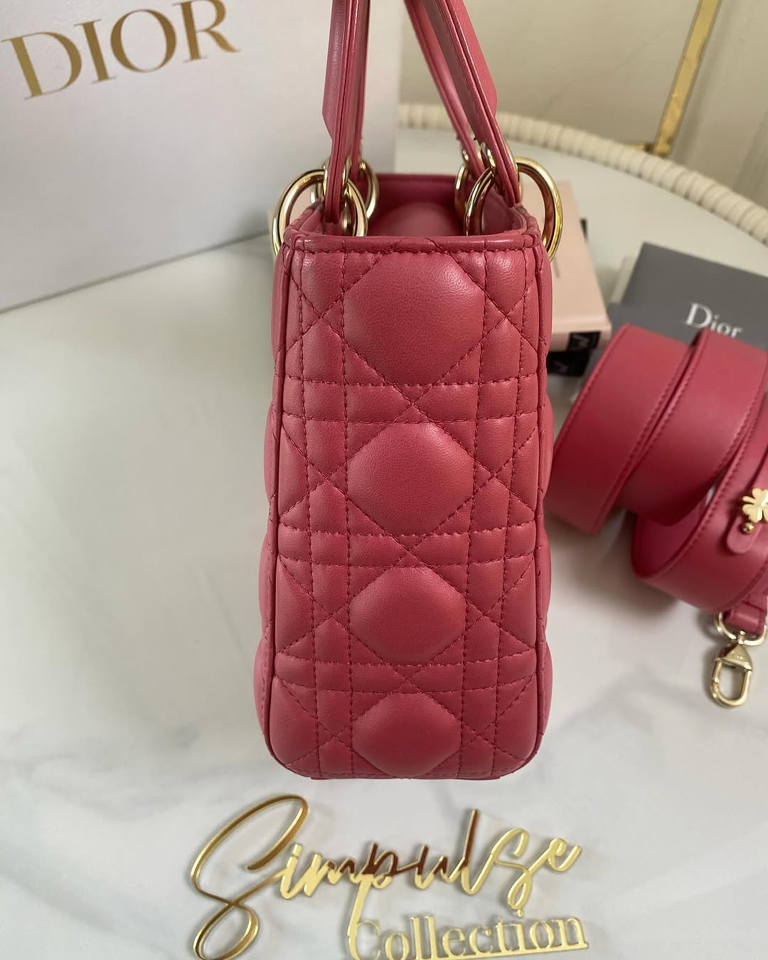 Lady D Small Pink w/ ABC Strap