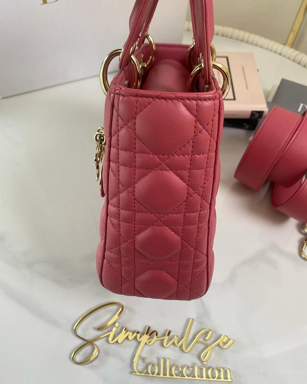 Lady D Small Pink w/ ABC Strap