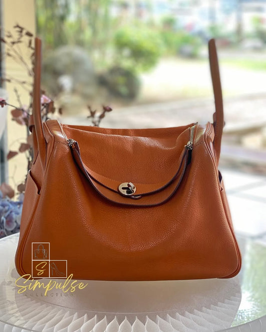 Hermes Lindy 34 Orange PHW