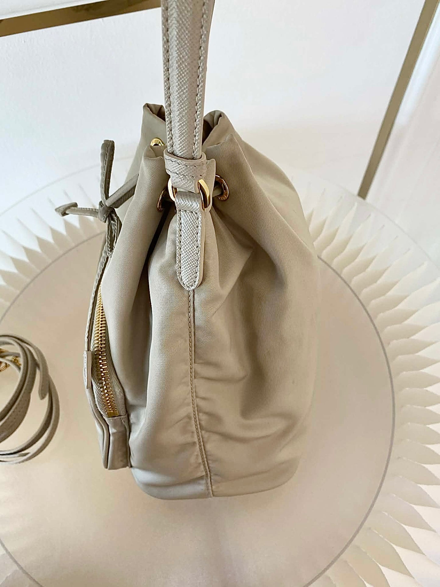 PRADA Duet Re-Nylon Bucket Bag