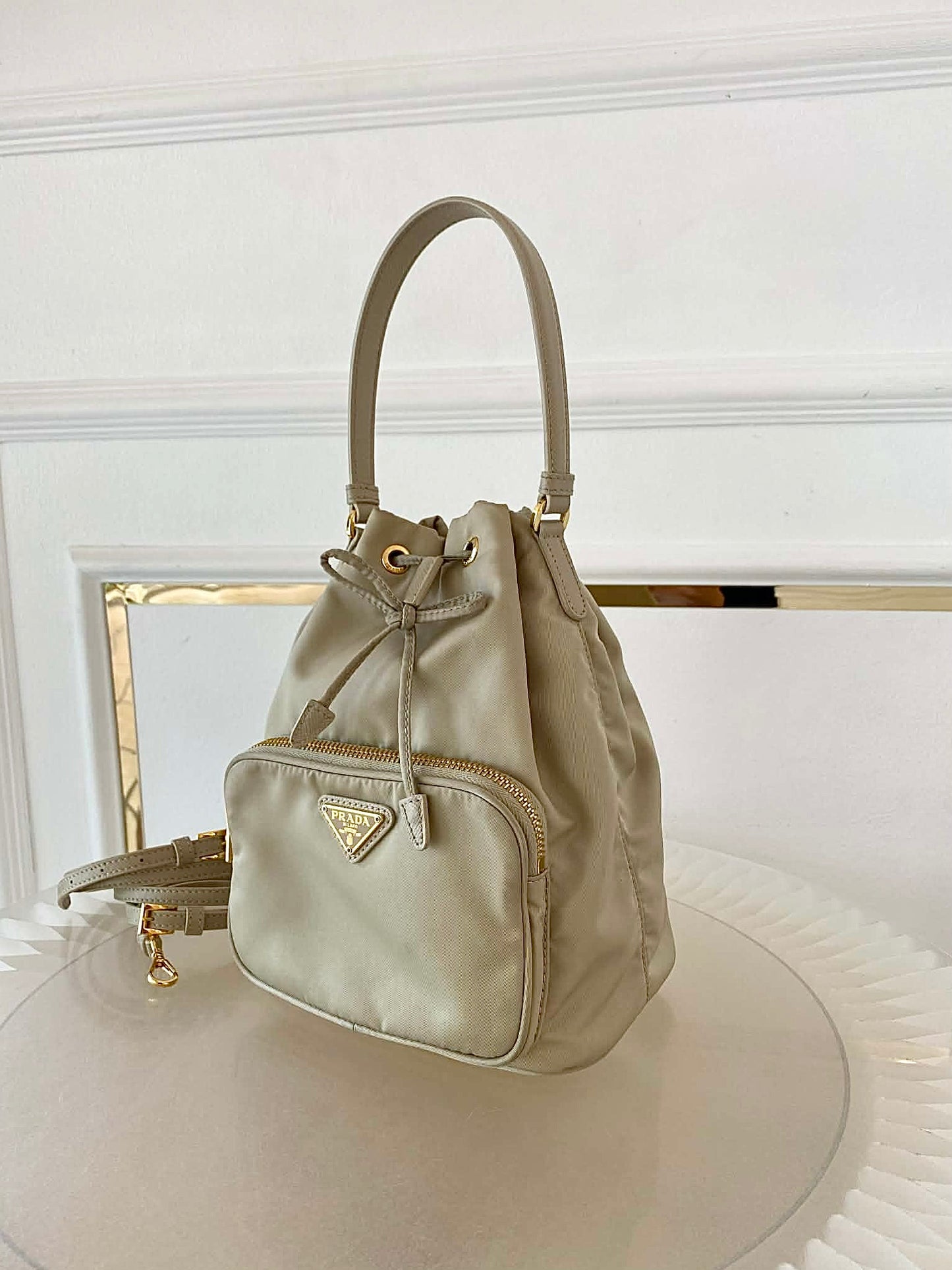 PRADA Duet Re-Nylon Bucket Bag