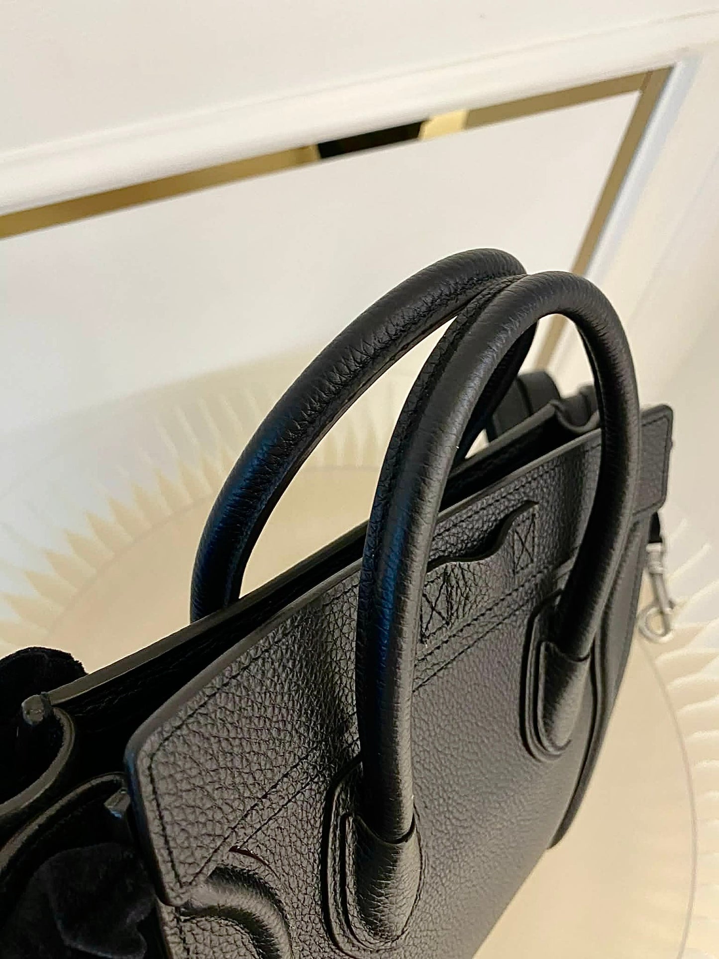 CELINE Nano Luggage in Black
