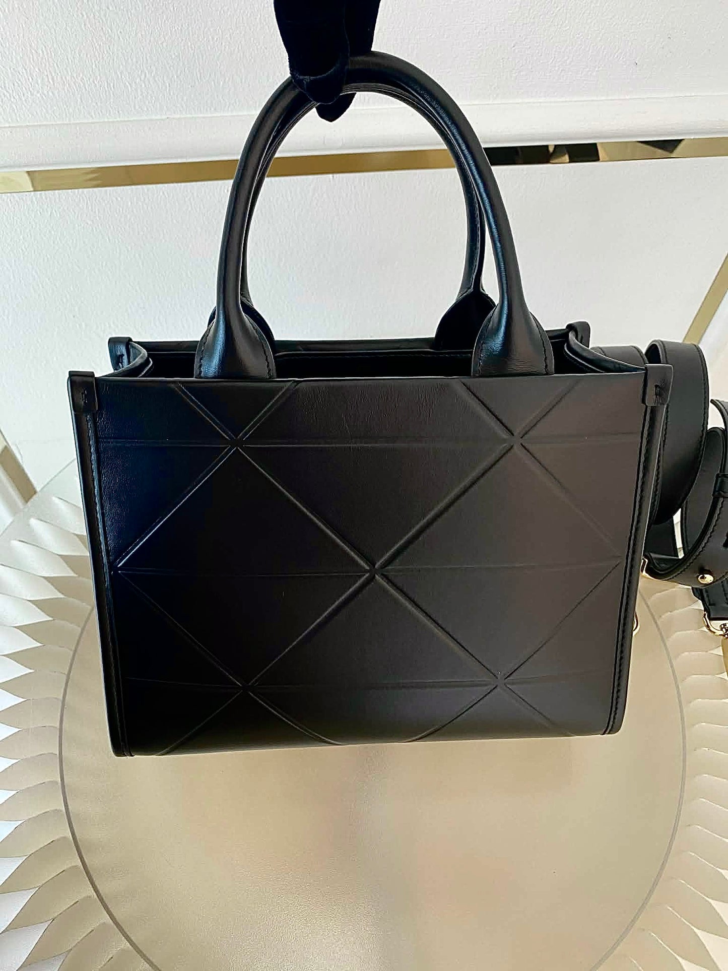 PRADA Black Symbole Small Leather Bag