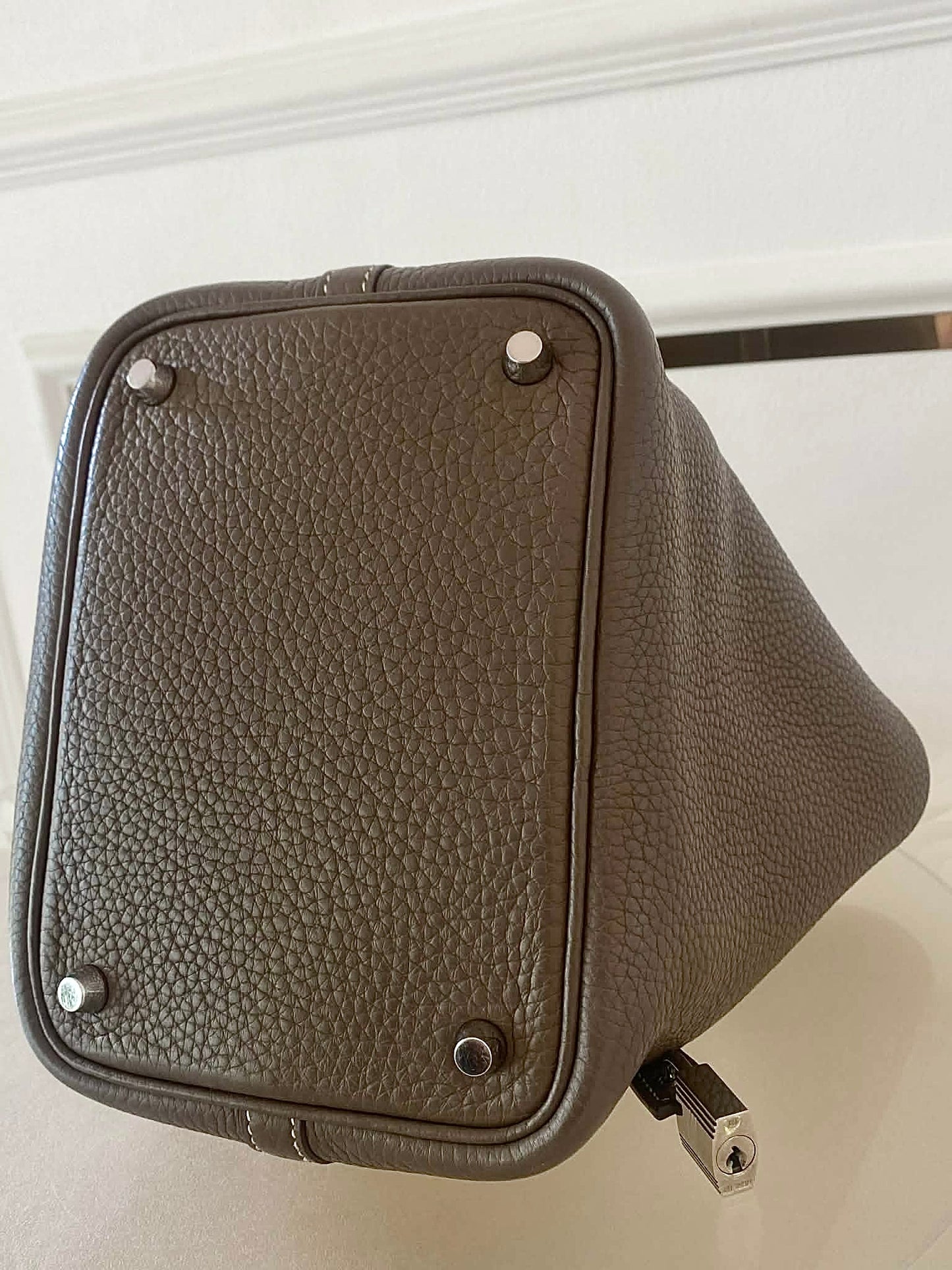 HERMES Picotin 18 Etoupe PHW