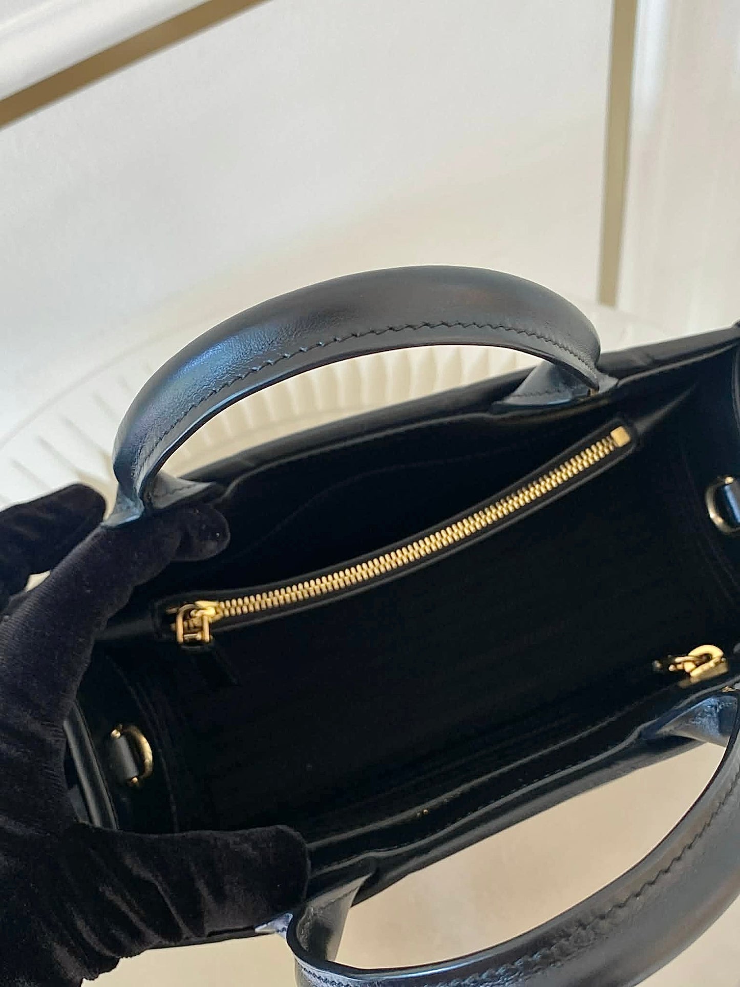 PRADA Black Symbole Small Leather Bag