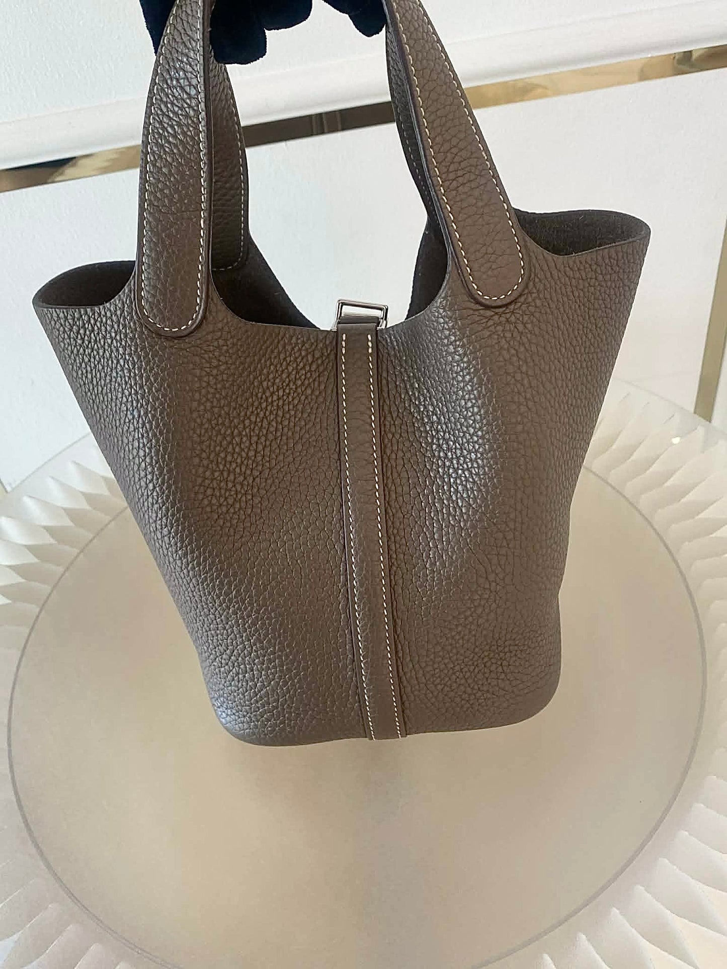 HERMES Picotin 18 Etoupe PHW