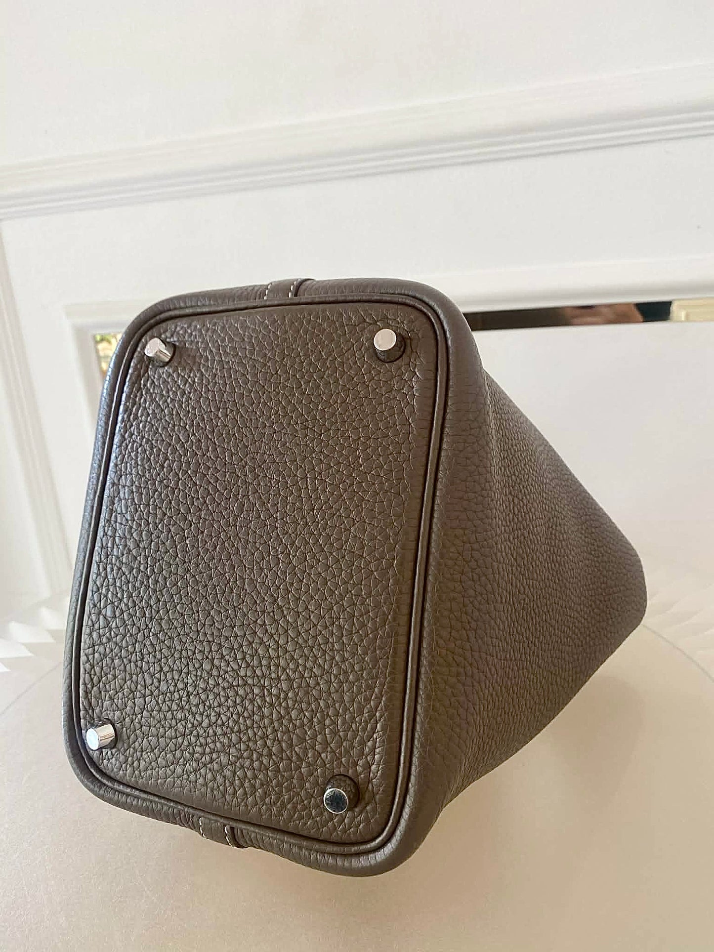 HERMES Picotin 18 Etoupe PHW