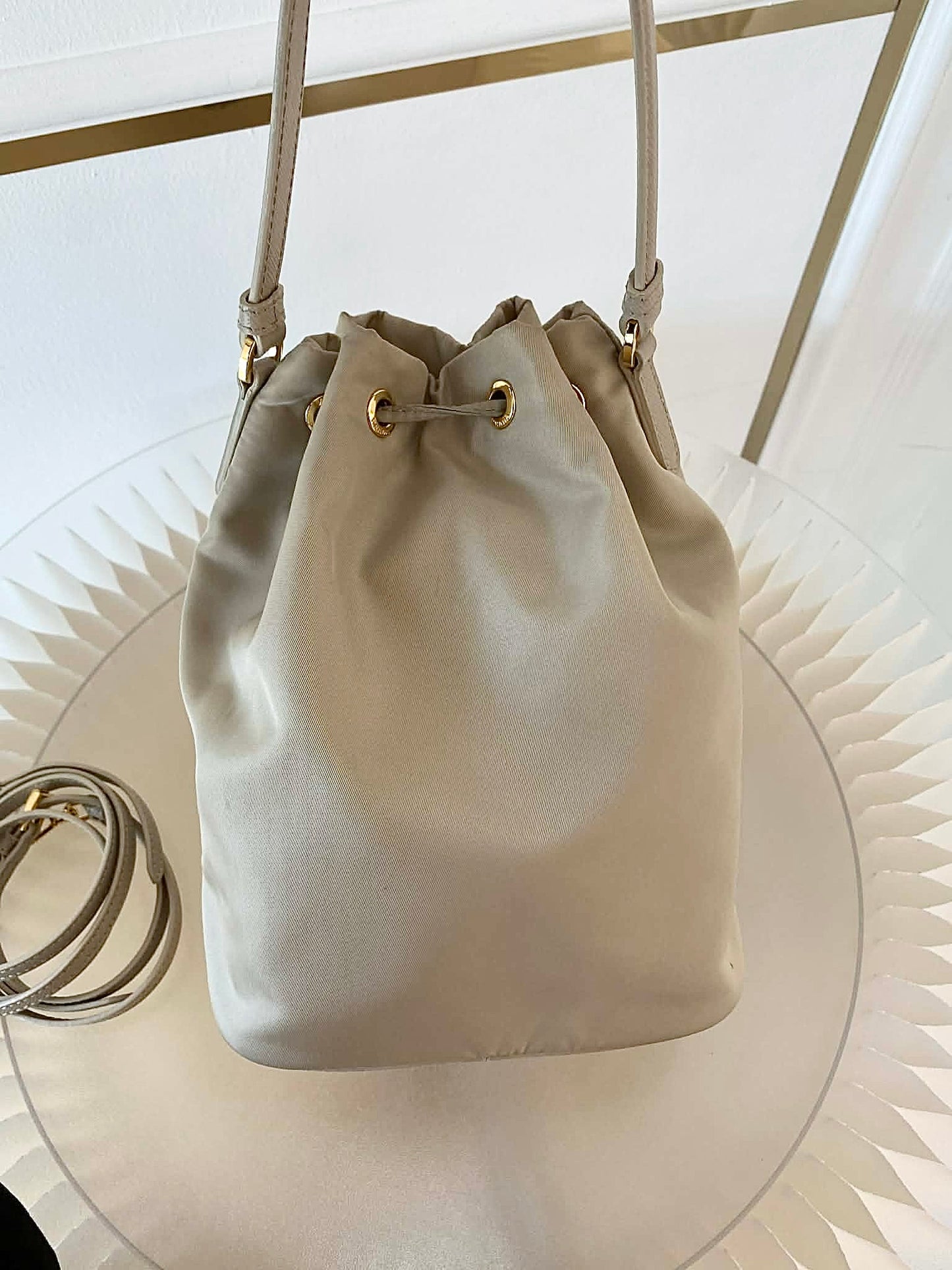 PRADA Duet Re-Nylon Bucket Bag