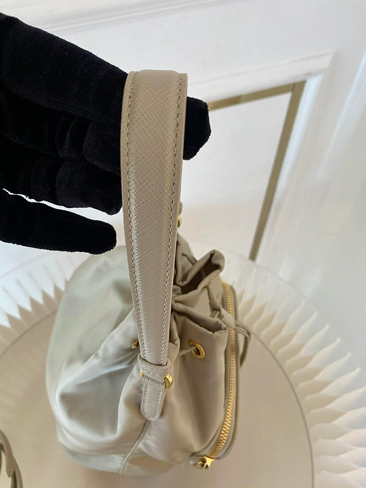 PRADA Duet Re-Nylon Bucket Bag