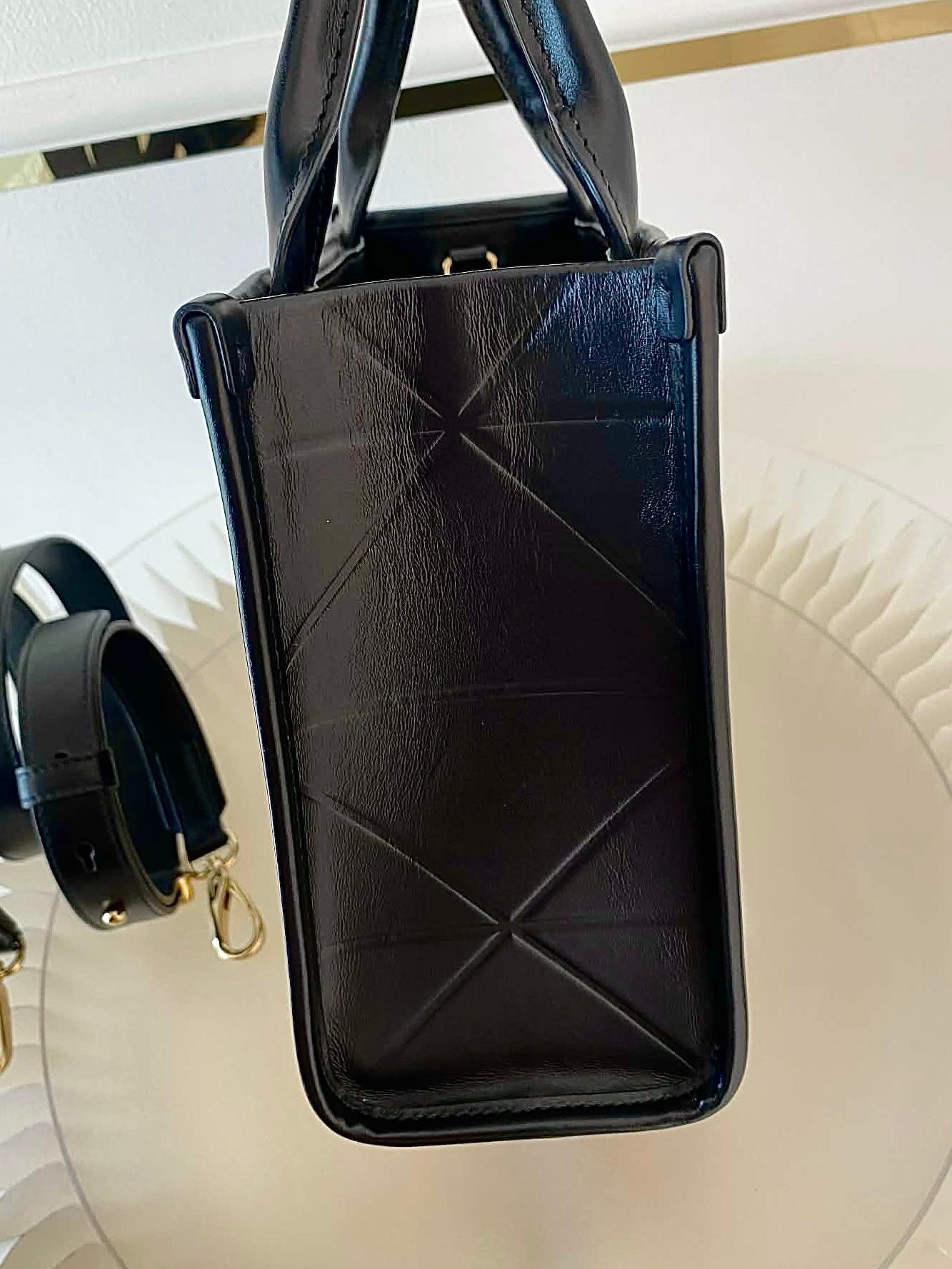 PRADA Black Symbole Small Leather Bag