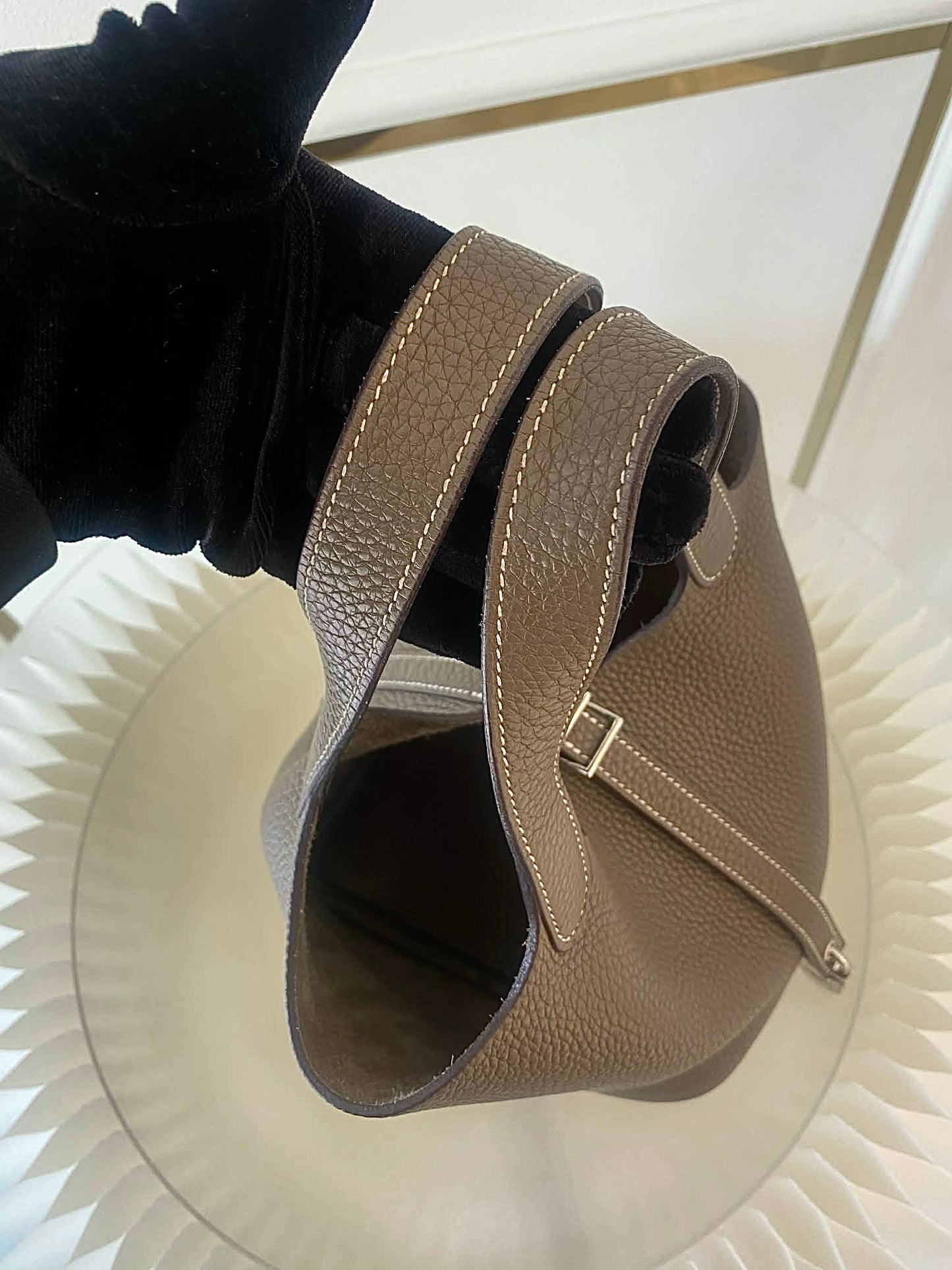 HERMES Picotin 18 Etoupe PHW