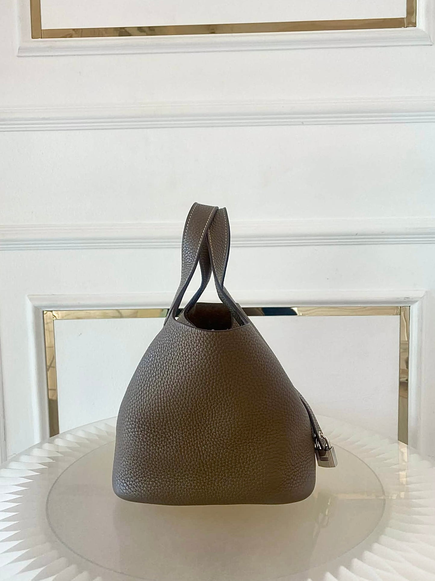 HERMES Picotin 18 Etoupe PHW