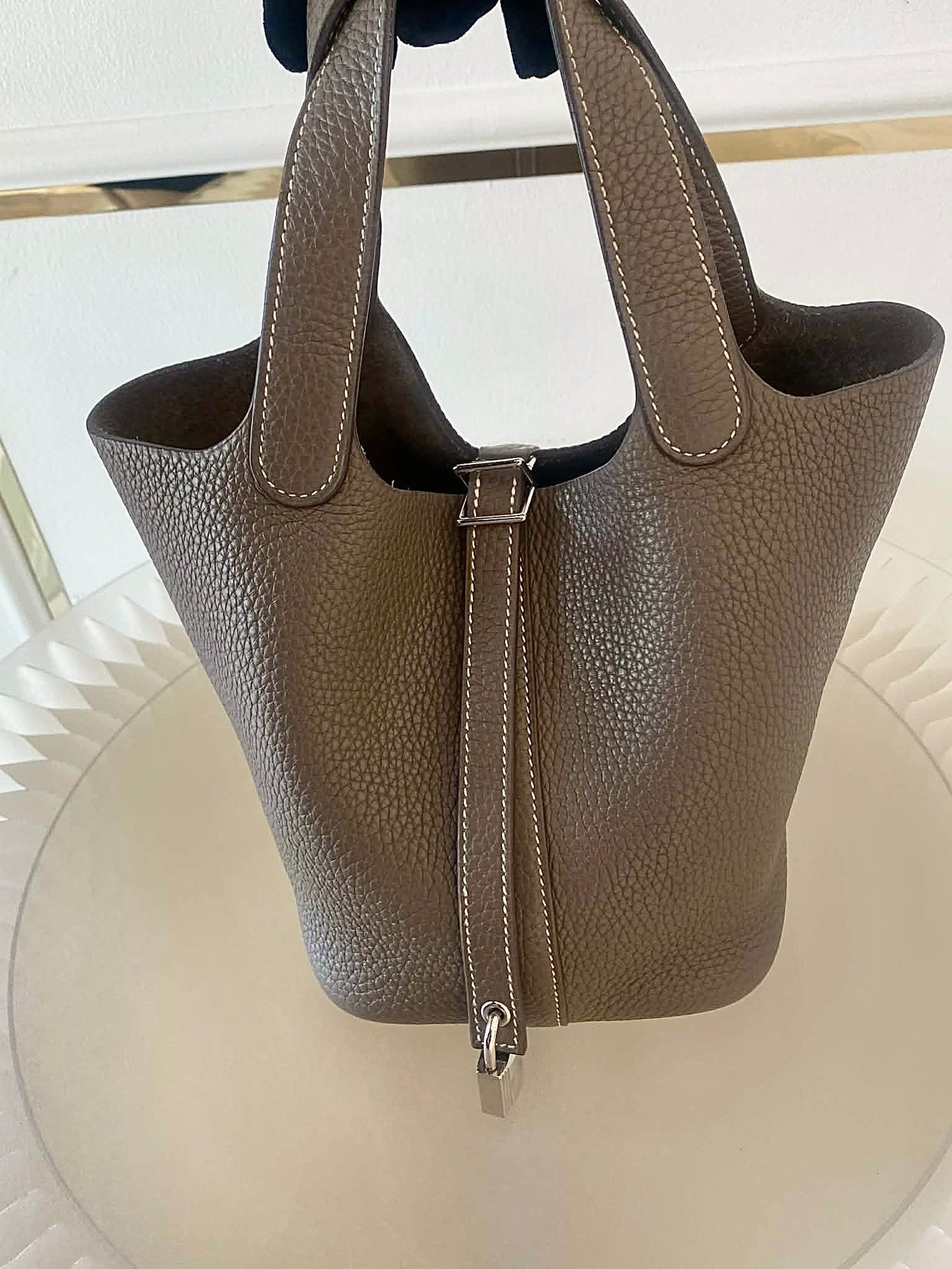 HERMES Picotin 18 Etoupe PHW