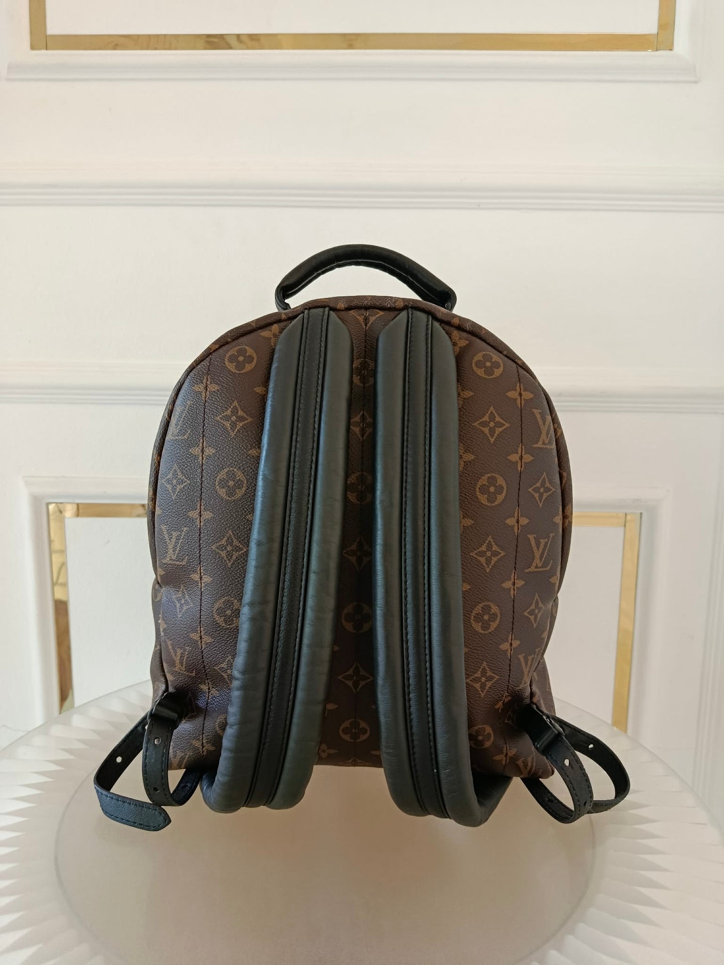 LOUIS VUITTON Mono Palmspring Backpack Pm size