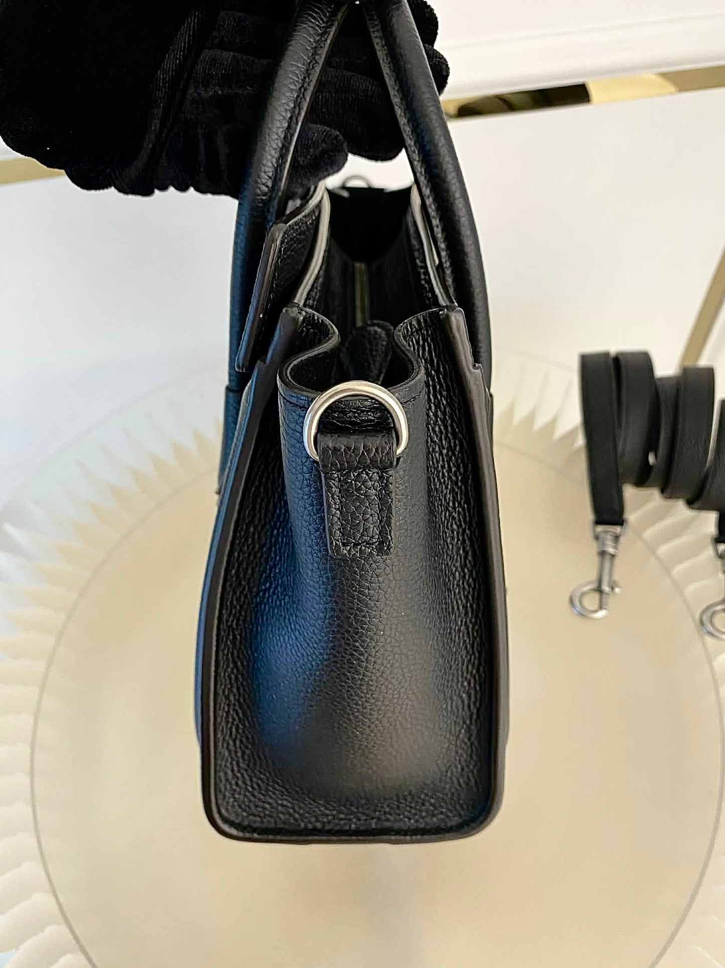 CELINE Nano Luggage in Black