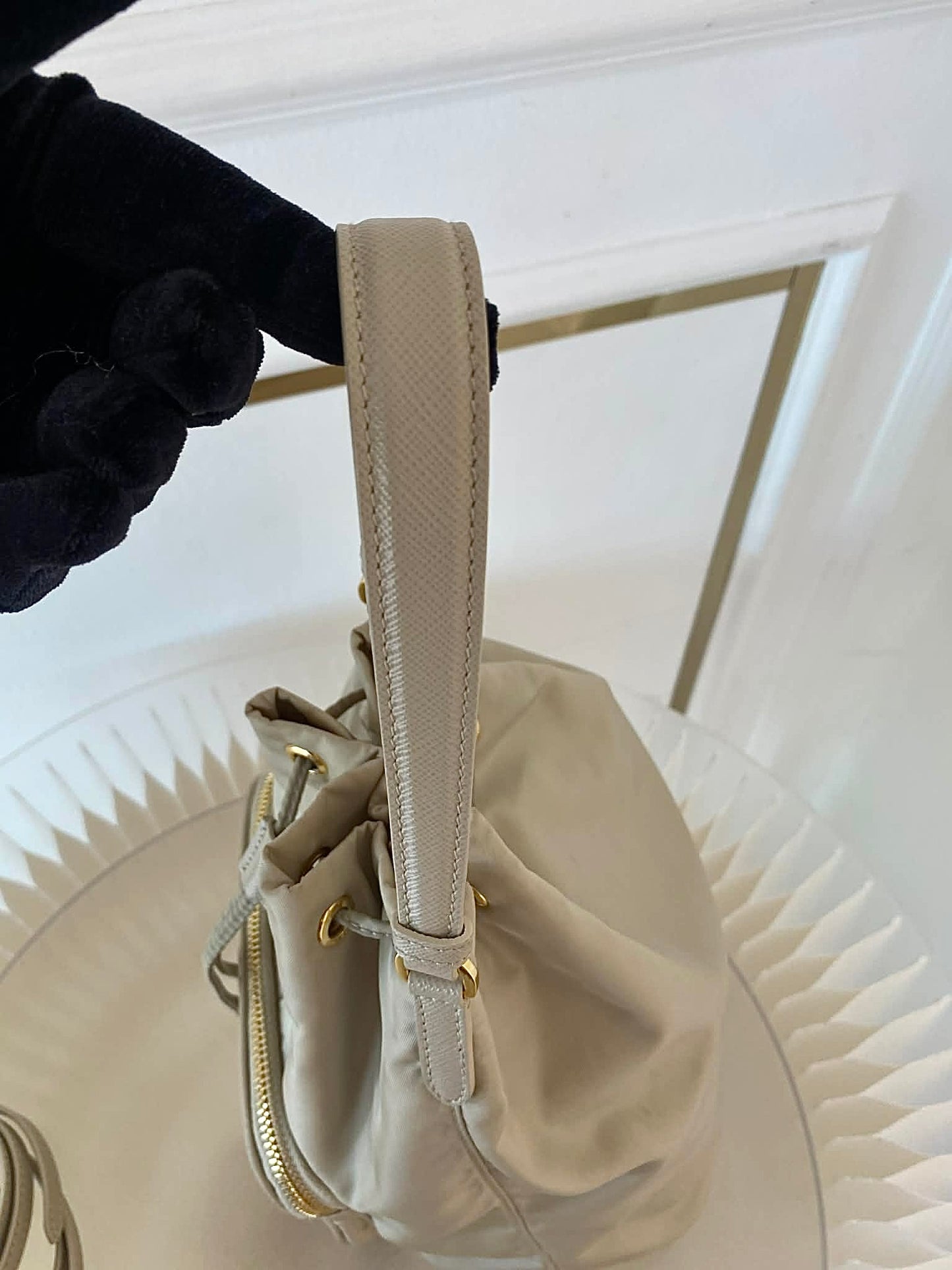 PRADA Duet Re-Nylon Bucket Bag